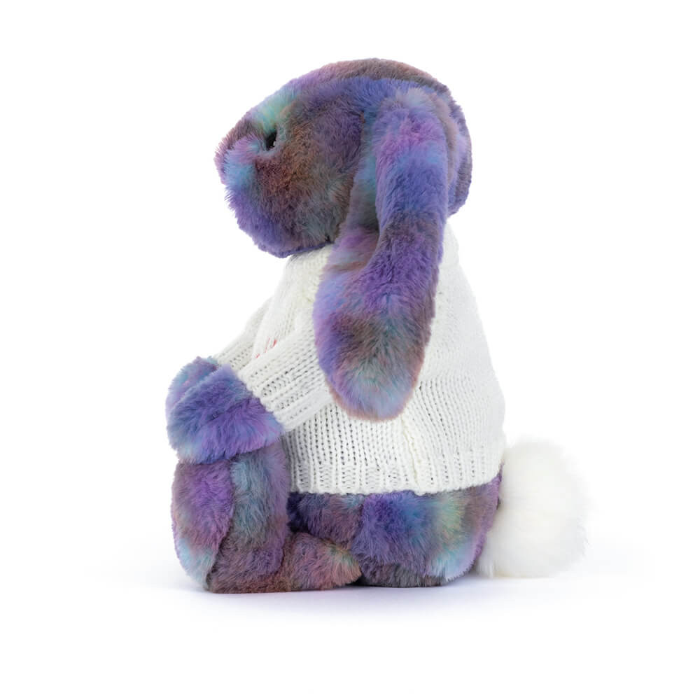 Zodihop Luxe Bunny with Personalized Cream Jumper - Official Jellycat