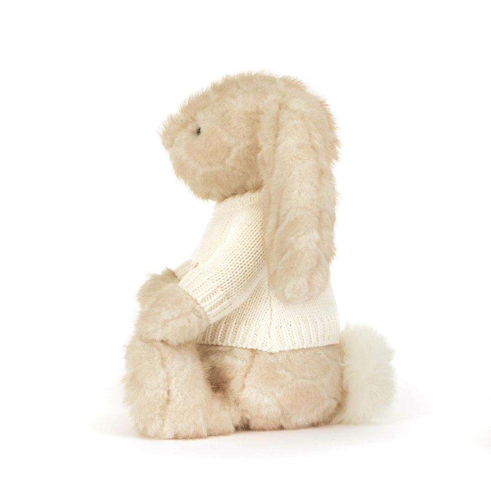 Franilla Luxe Bunny with Personalised Cream Jumper, View 2