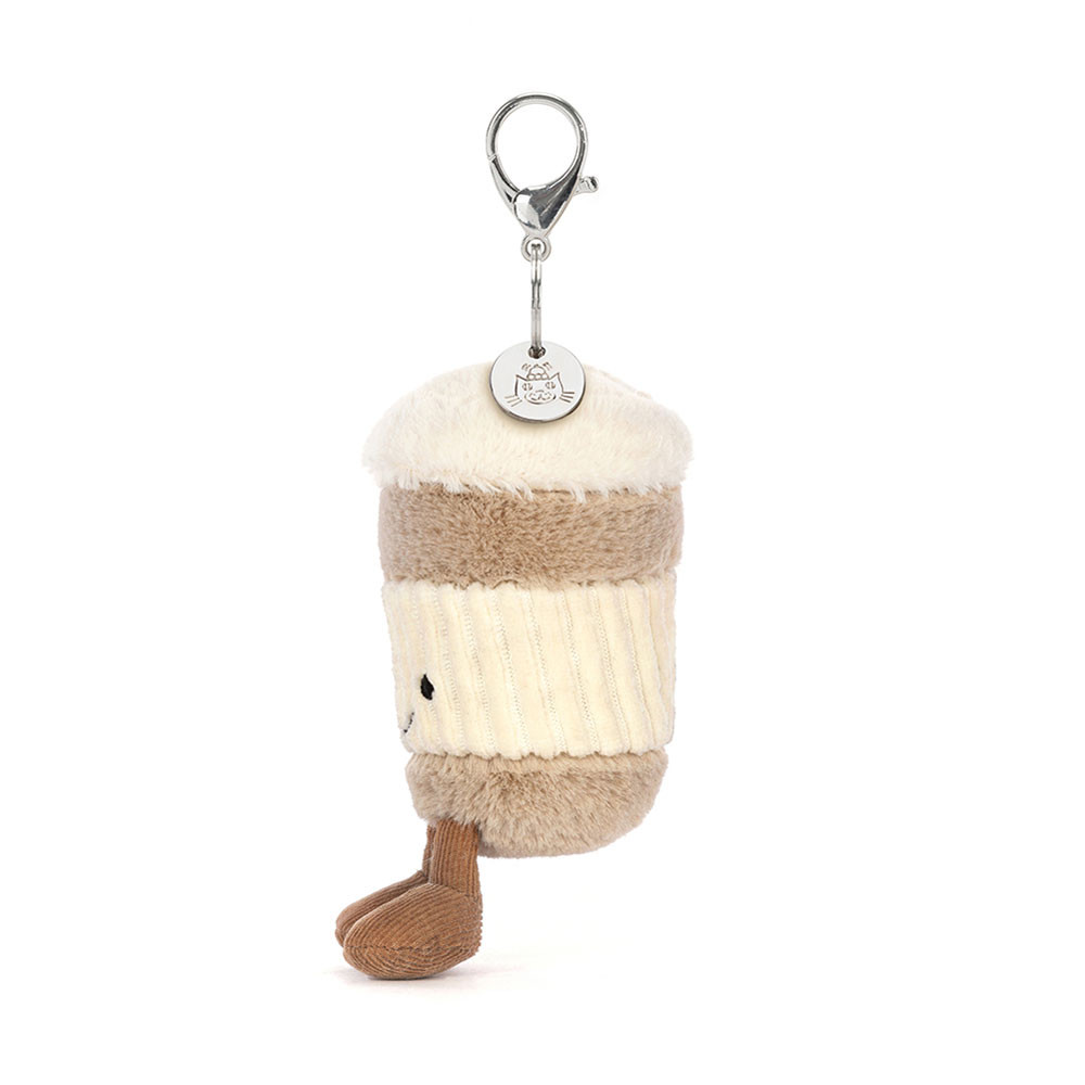Amuseables Perkle Coffee Bag Charm - Official Jellycat