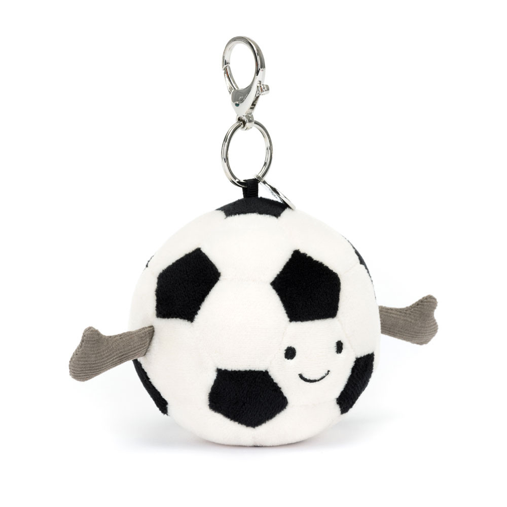 Amuseables Sports Soccer Bag Charm - Official Jellycat