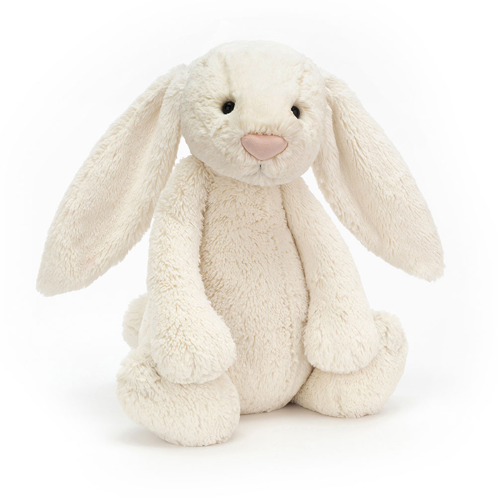  Medium Bashful Cream Bunny うさぎ Bashful Cream Bunny - Official Jellycat