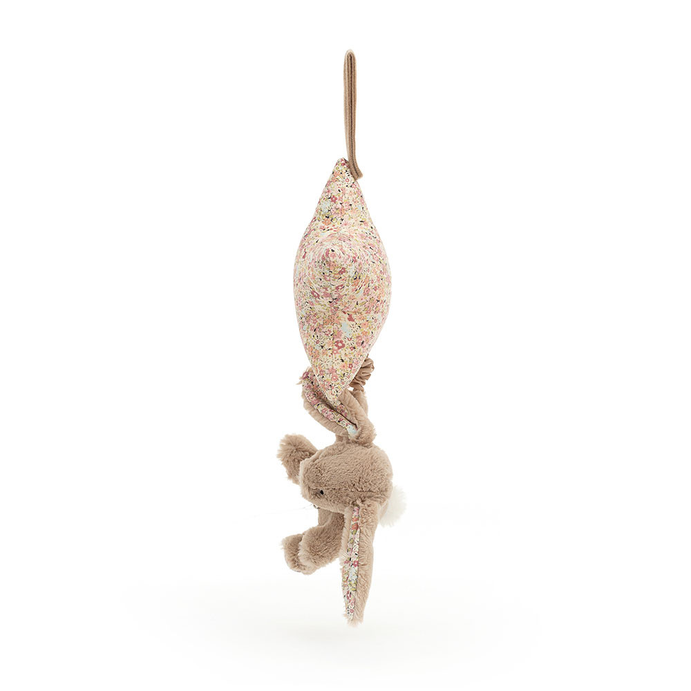Blossom Bea Beige Bunny Musical Pull - Official Jellycat