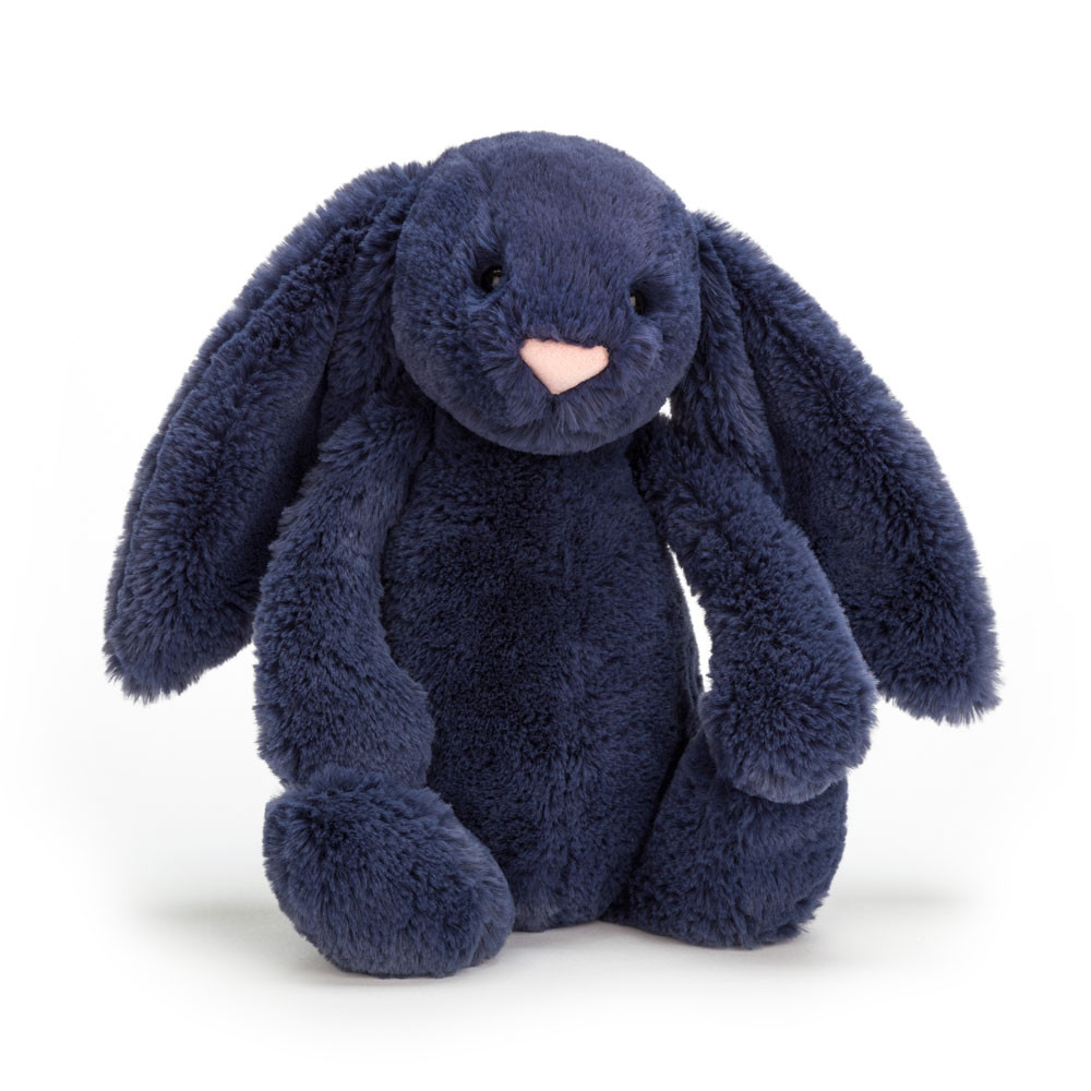 Bashful Navy Bunny Original, Main View