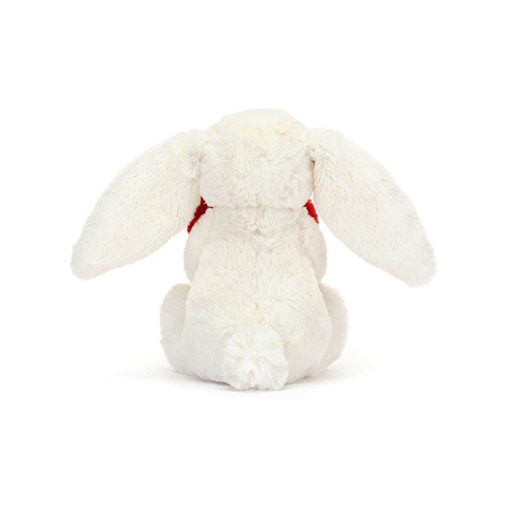 Bashful Red Love Heart Bunny - Official Jellycat