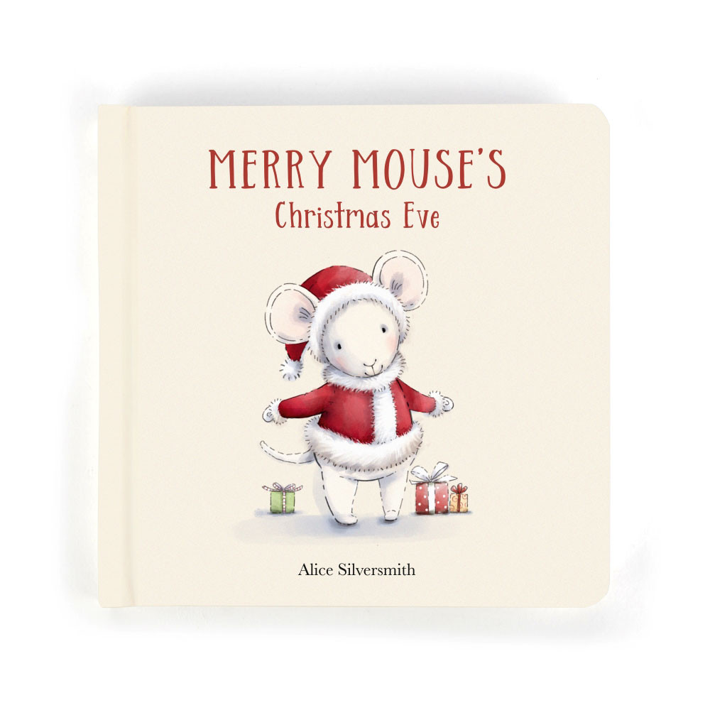 Merry Mouse's Christmas Eve Book - Official Jellycat