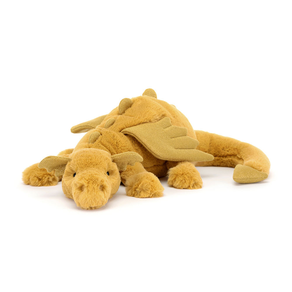  ジェリーキャット 金 龍 ぬいぐるみ ドラゴン ゴールデン Golden Dragon - Official Jellycat
