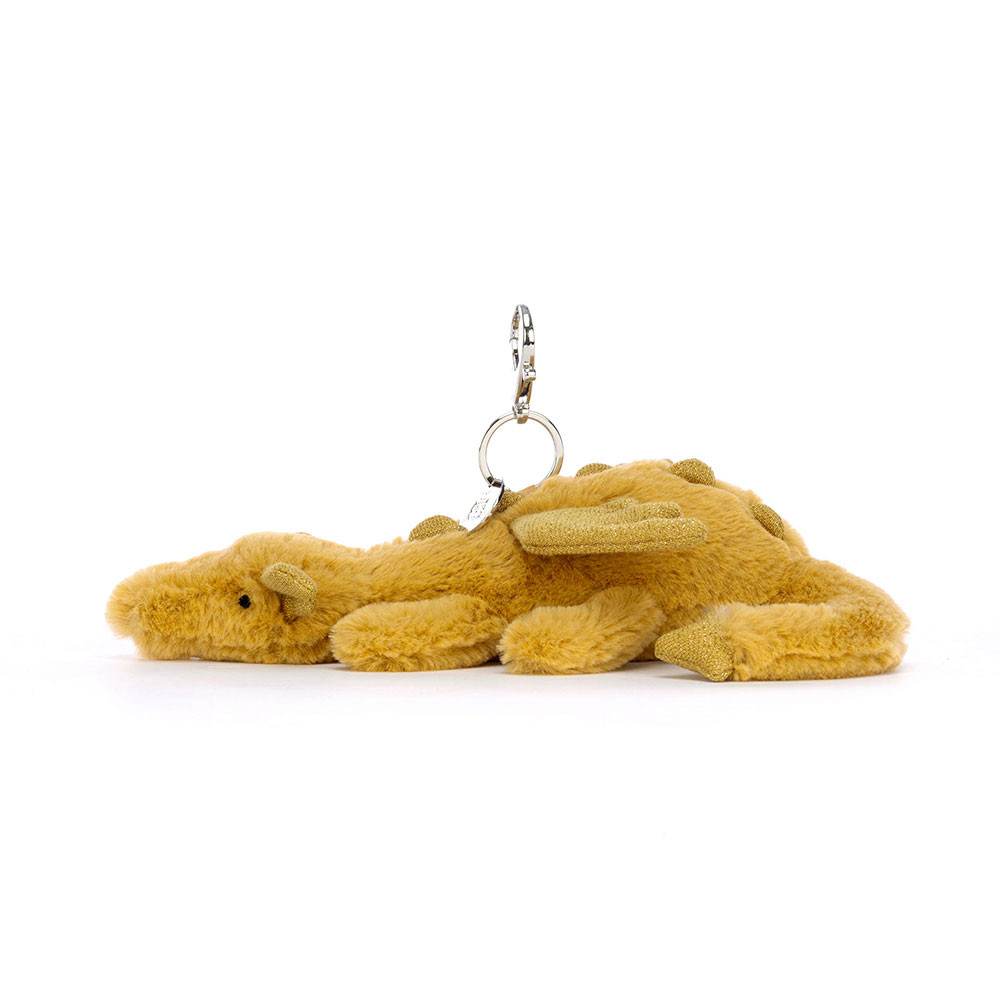 Golden Dragon Bag Charm - Official Jellycat