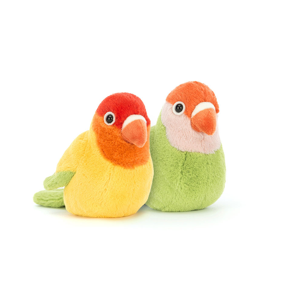 A Pair of Lovely Lovebirds - Official Jellycat