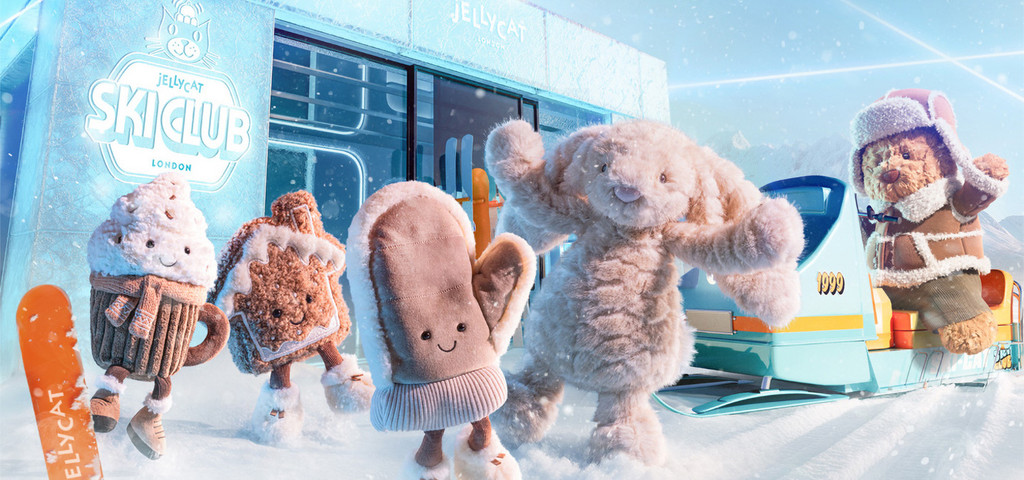 Amuseables Toastie Pink and White Marshmallows - Official Jellycat