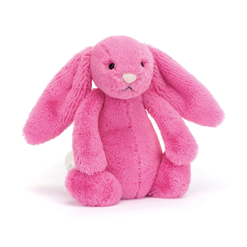 Bashful Hot Pink Bunny - Official Jellycat