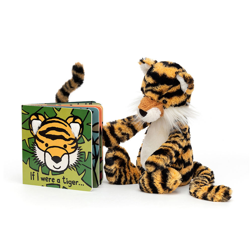 If I Were A Tiger Book and Bashful Tiger - Official Jellycat