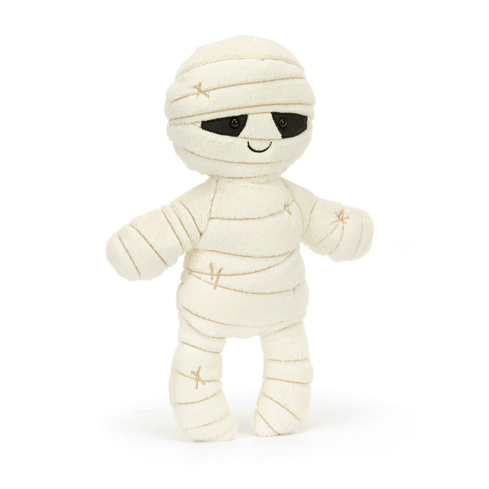 スケルトンぬいぐるみ 骸骨 マミー　ミイラ bob mummy  JELLY 骸骨 ミイラ ジェリーキャット ハロウィン 新品 - CAT ぬいぐるみ