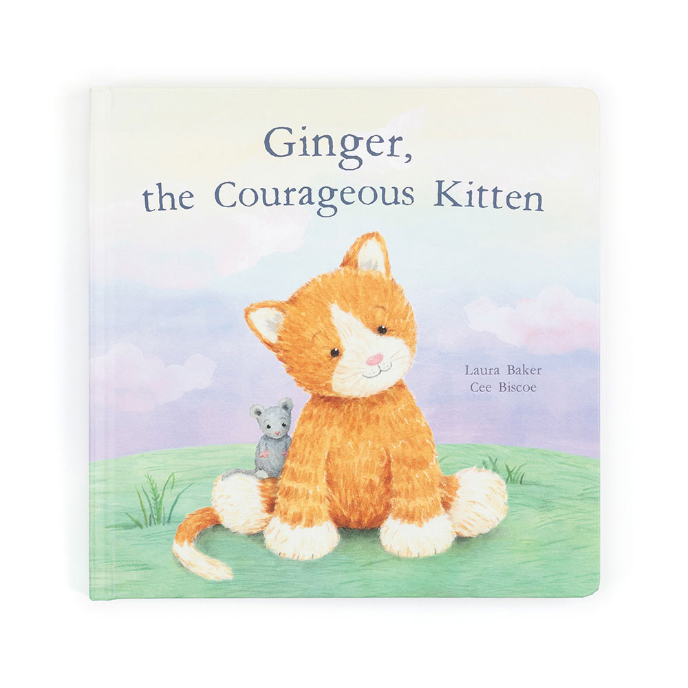 Ginger, the Courageous Kitten Book - Official Jellycat