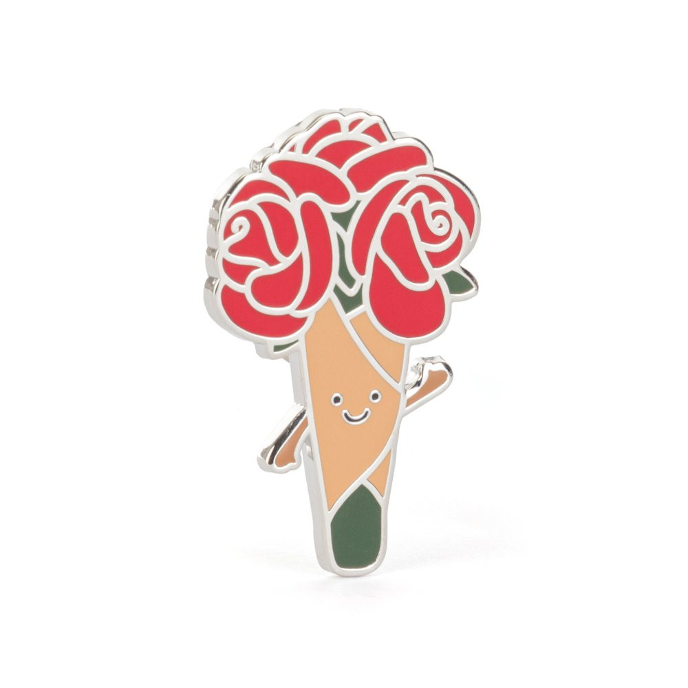 Amuseables Rose Bouquet Enamel Pin