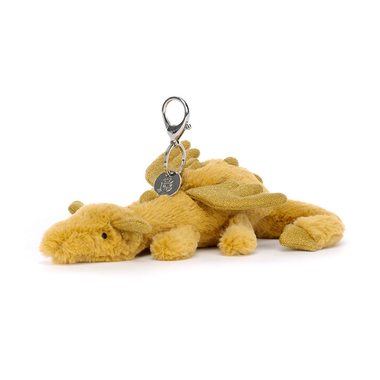  Golden Dragon Bag Charm ぬいぐるみ Golden Dragon Bag Charm - Official Jellycat