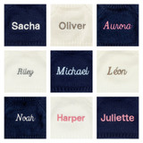 Bashful Luxe Bunny Nimbus With Personalised Navy Jumper, View 2