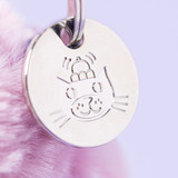 Thistlepop Blossom Bunny Bag Charm, View 1