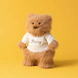 Bartholomew Bear Bouffant with Personalised Cream Jumper, View 1