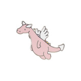 Duskrise Dragon Pin Badge, View 2