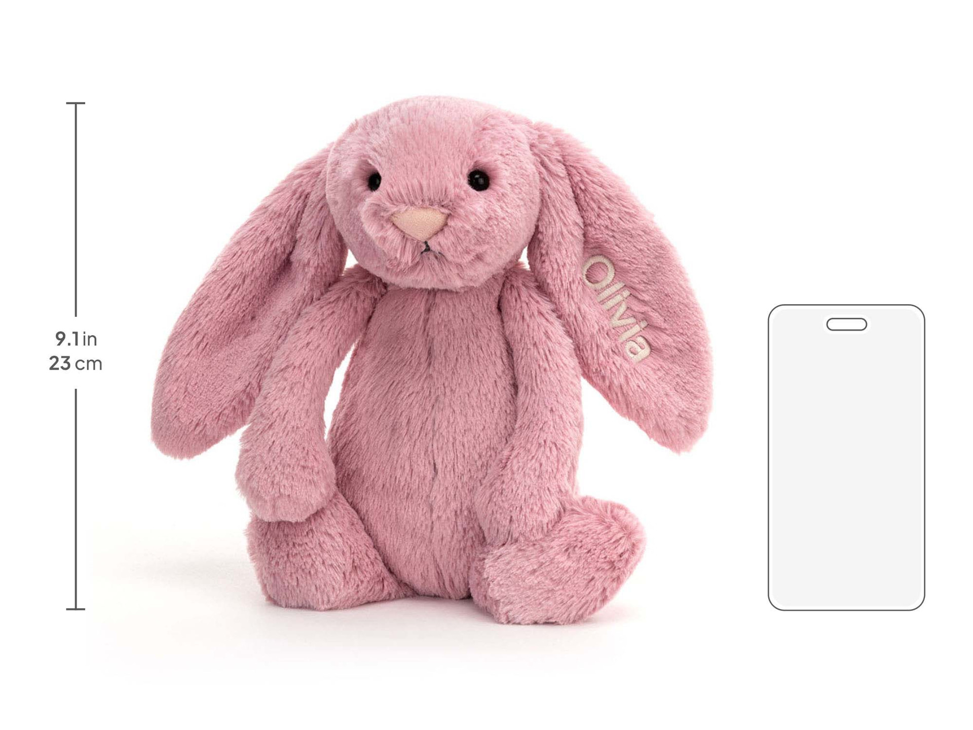先行発売  ♡ Bashful Bunny Junior Personalized Bashful Tulip Bunny Medium - Official Jellycat