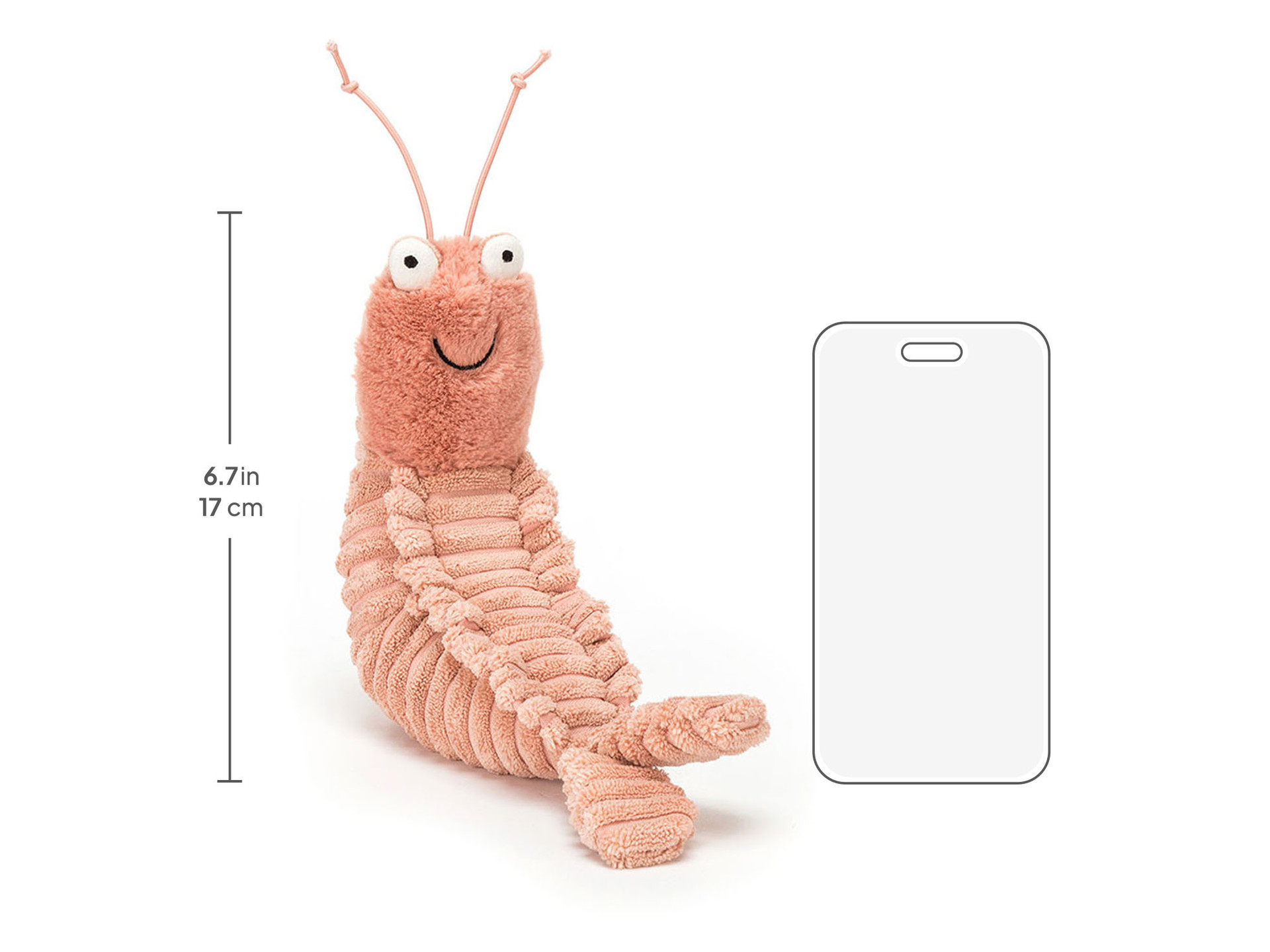 Sheldon Shrimp - Official Jellycat