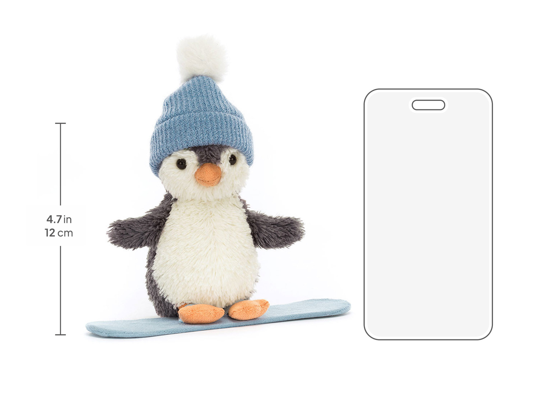 Peanut Penguin Snowboarding - Official Jellycat