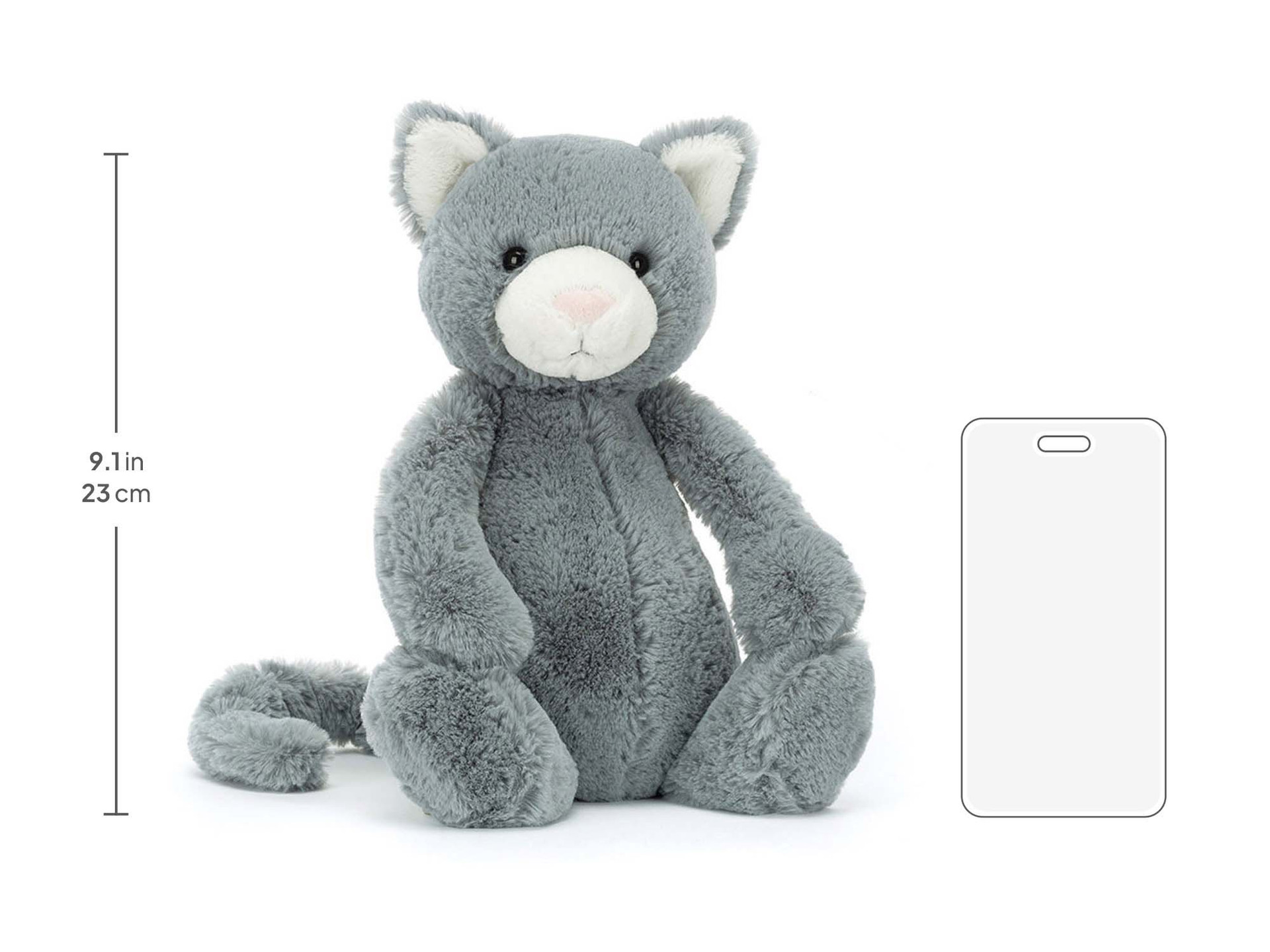 新品　タグ付き　ジェリーキャット　Medium Bashful Terrier Bashful Kitten - Official Jellycat