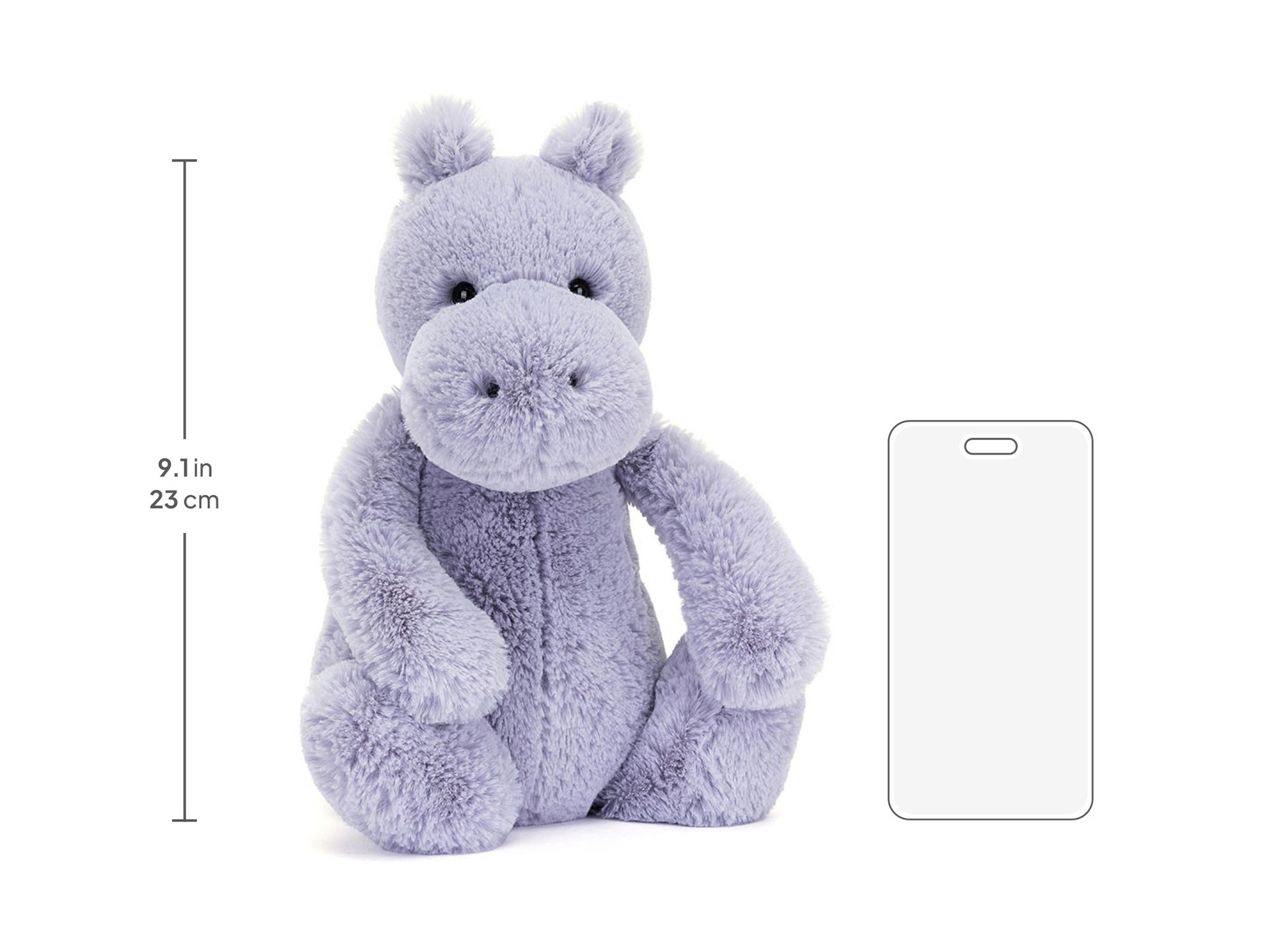 Bashful Hippo - Official Jellycat