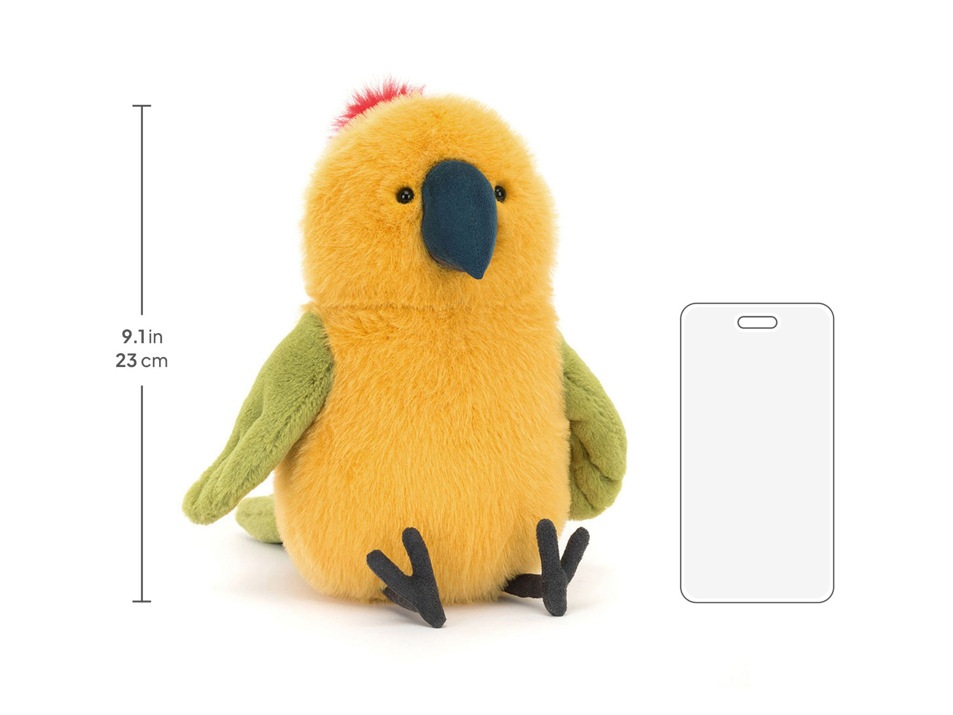  ジェリーキャット トリ Budgeby Parrot Budgeby Parrot - Official Jellycat