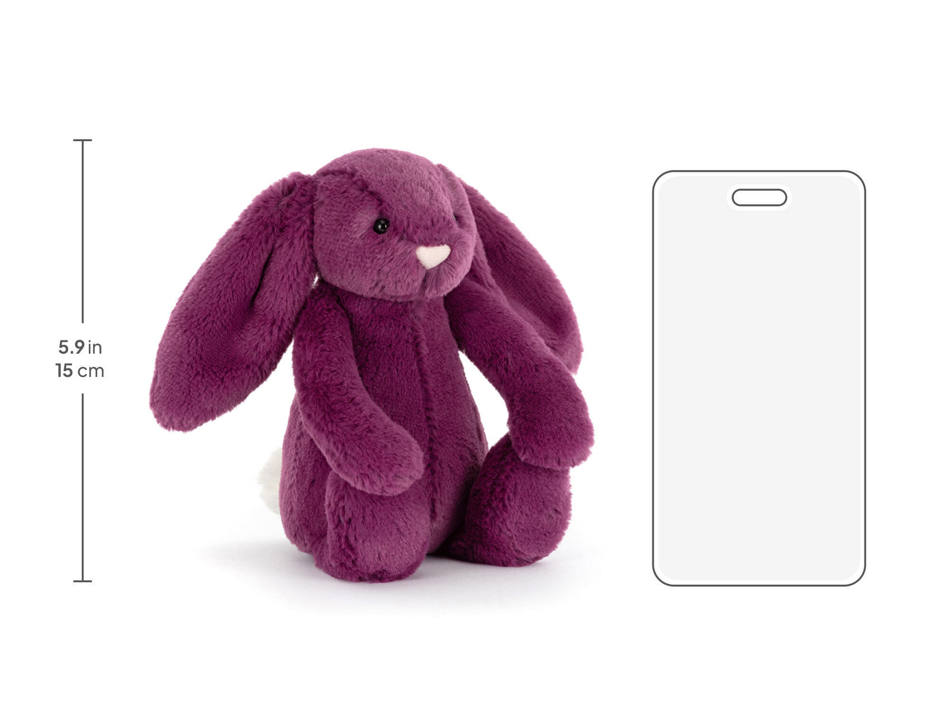  little allium Bunny　パープル　紫　うさぎ Bashful Allium Bunny - Official Jellycat