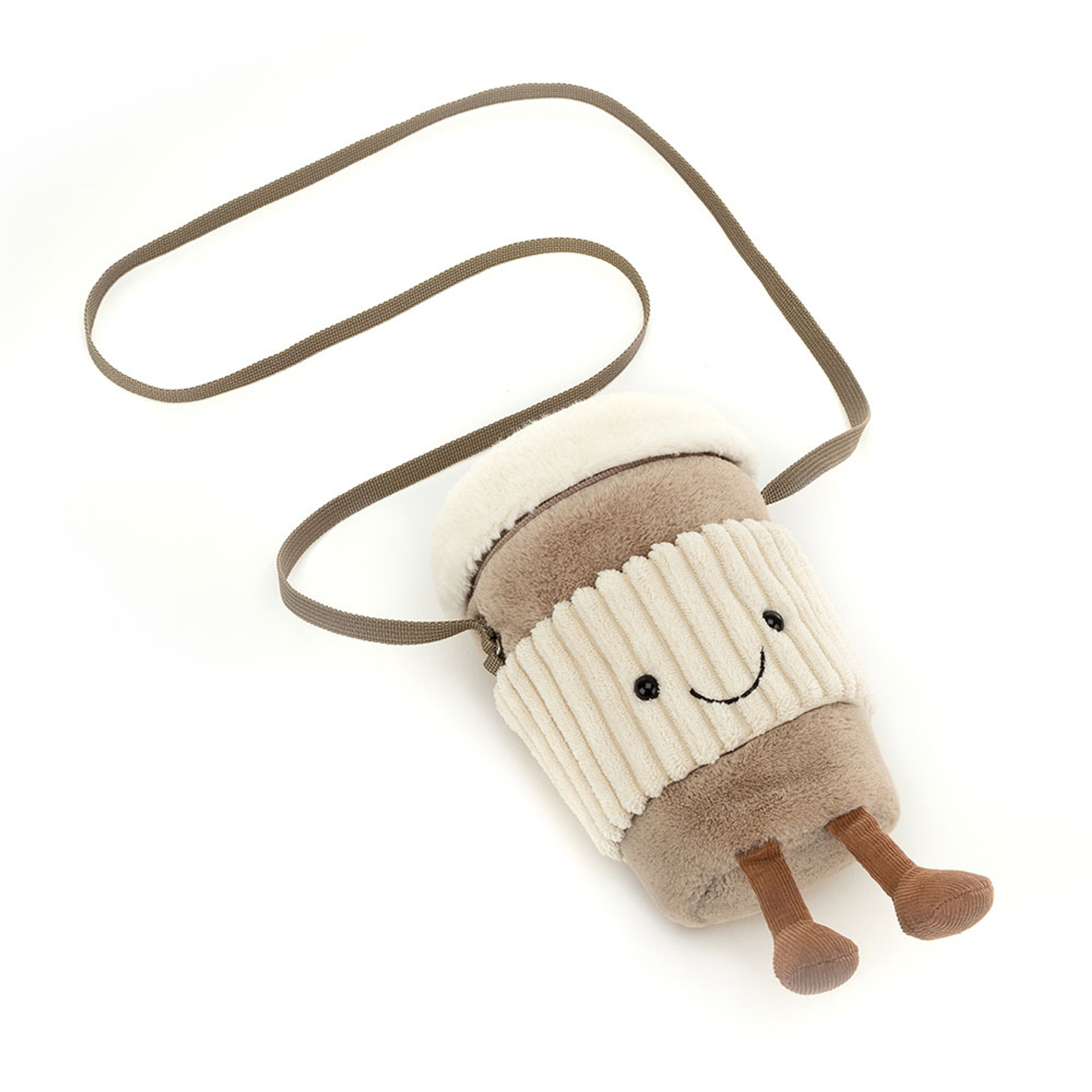 Jelly Cats Jellycat Amuseables Coffee-To-Go Plushie Bag Charm