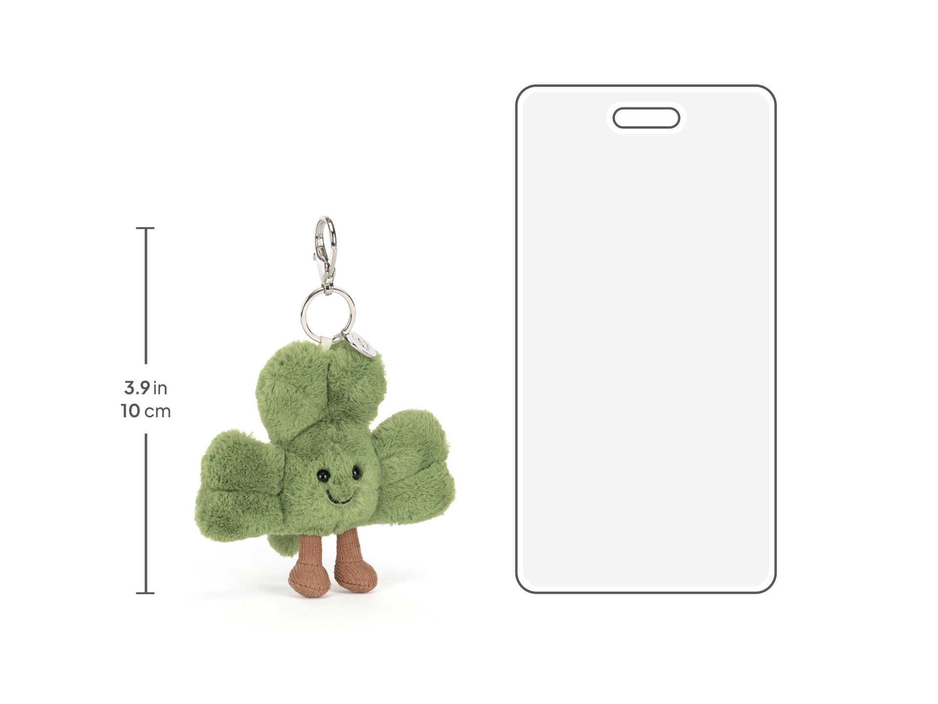 Amuseables Siofra Shamrock Bag Charm - Official Jellycat