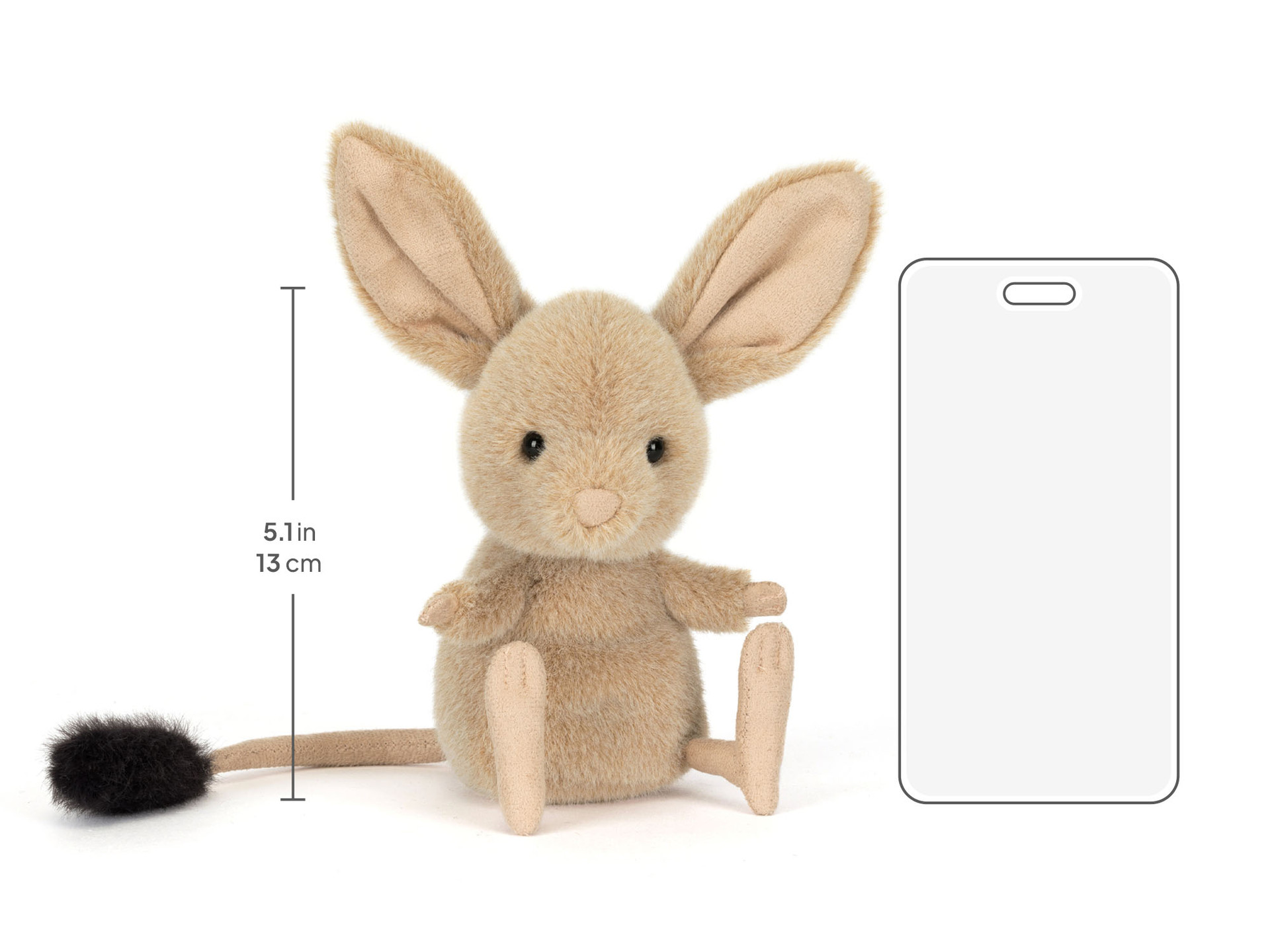 新作　新品　ジェリーキャット　Jerboa トビネズミ　ねずみ　ぬいぐるみ Jerboa - Official Jellycat