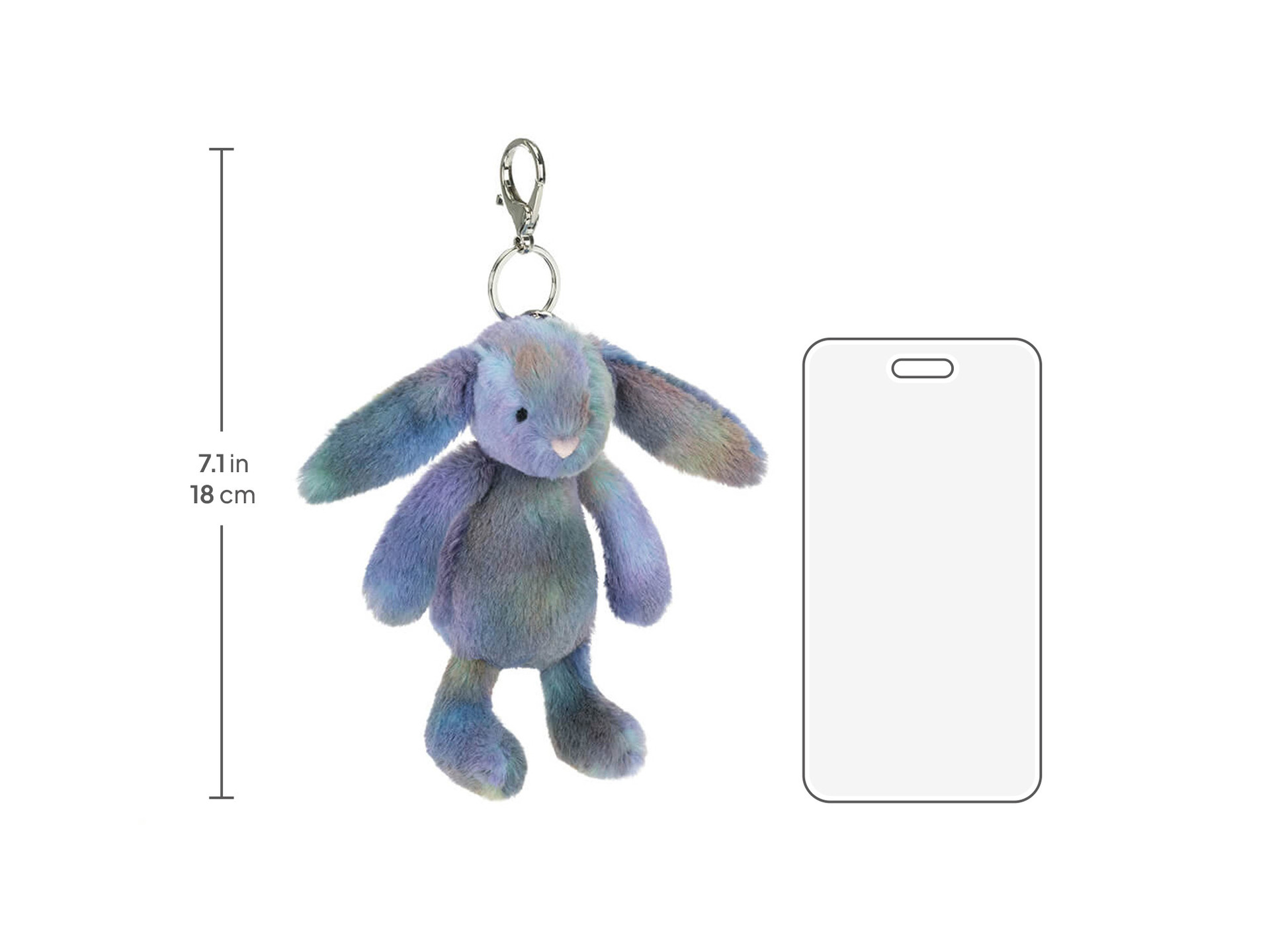 Zodihop Luxe Bunny Bag Charm - Official Jellycat