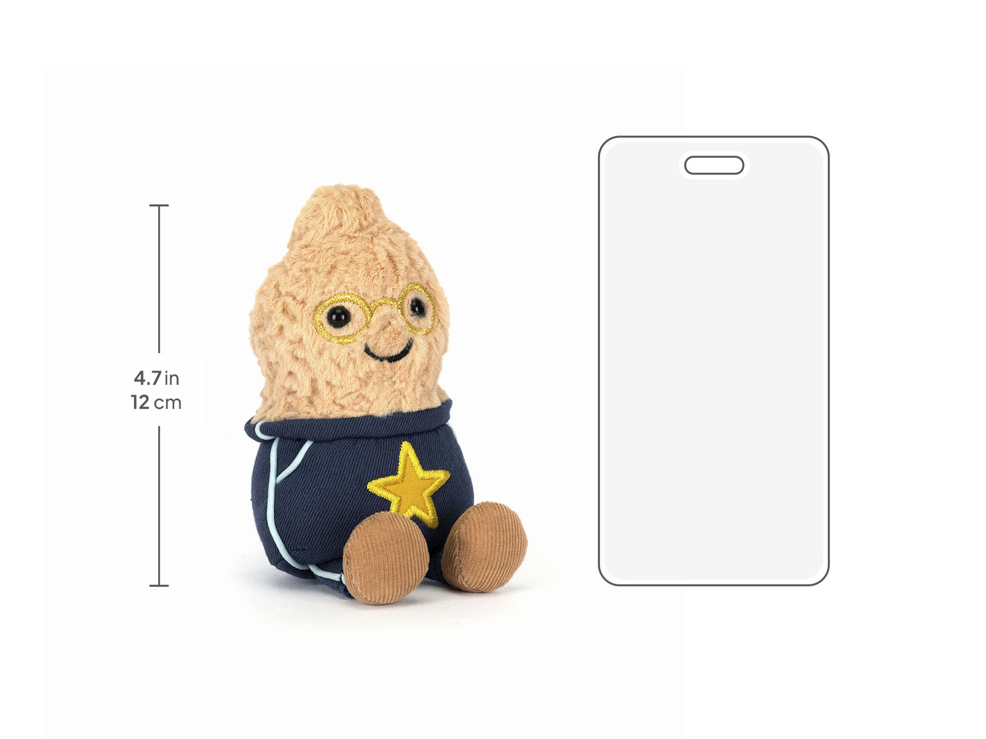 Amuseables Peanut Star Student Outfit - Official Jellycat