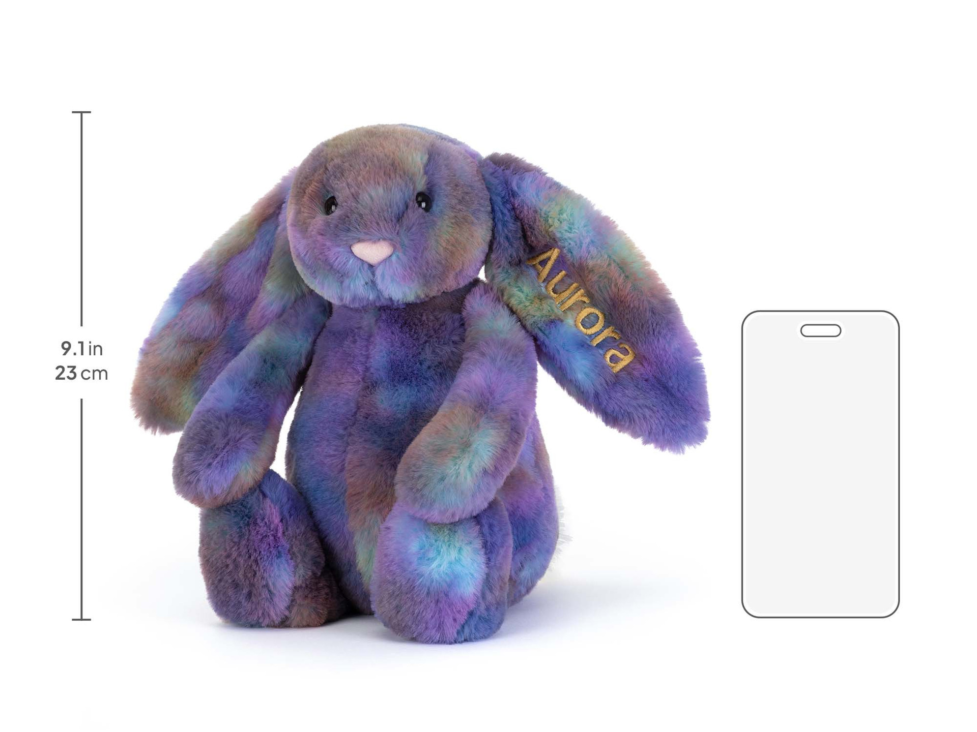 Personalized Zodihop Luxe Bunny - Official Jellycat