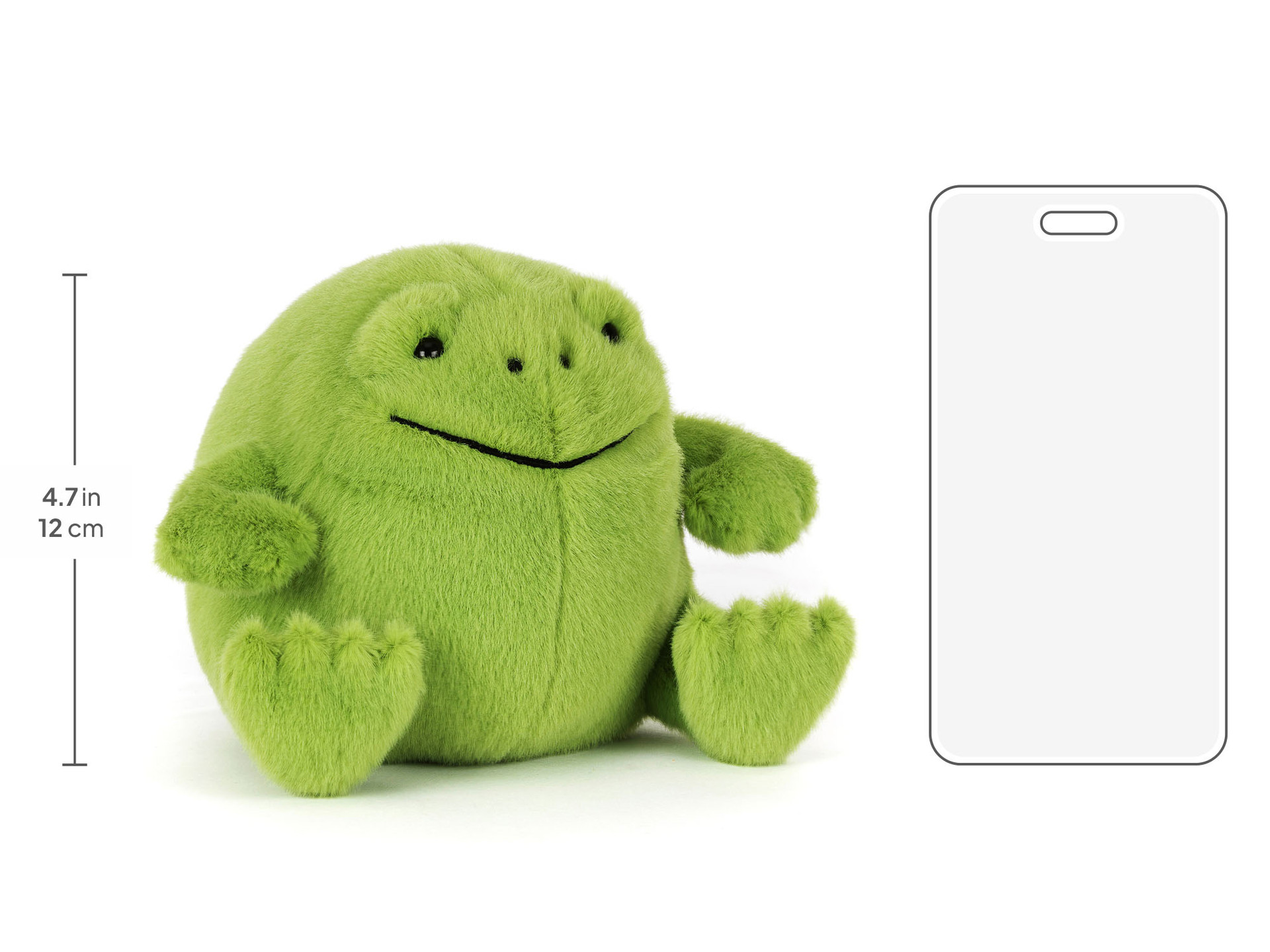 Ricky Rain Frog Smiling - Official Jellycat