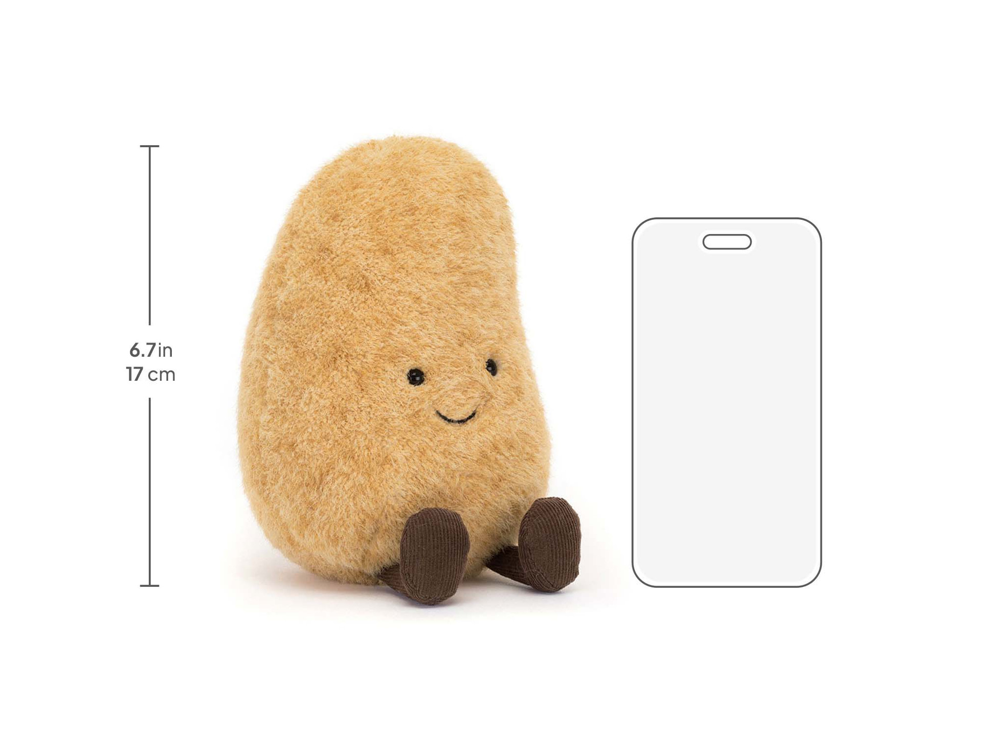 ジェリーキャット ポテト 芋 ぬいぐるみ Amuseables Graham Potato - Official Jellycat