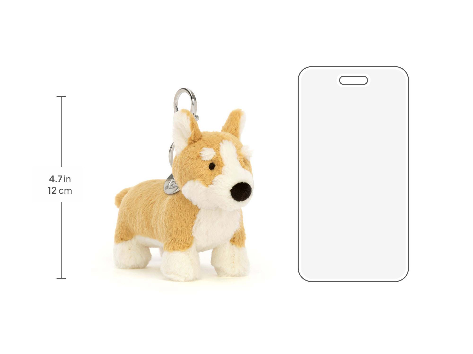 Betty Corgi Bag Charm - Official Jellycat