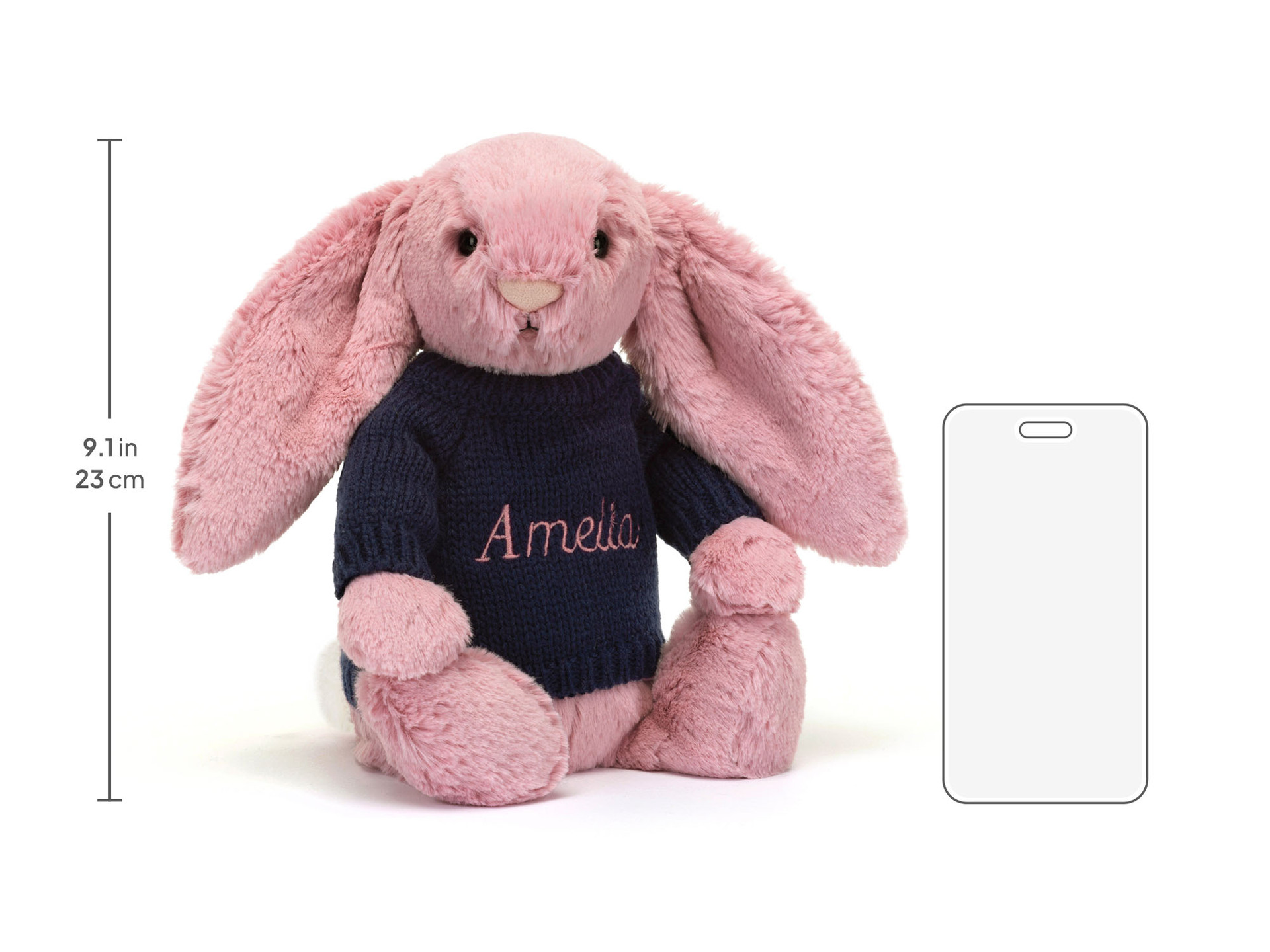 新品  Bashful TulipPink Bunny Sサイズ Bashful Tulip Pink Bunny with Personalized Navy Jumper - Official