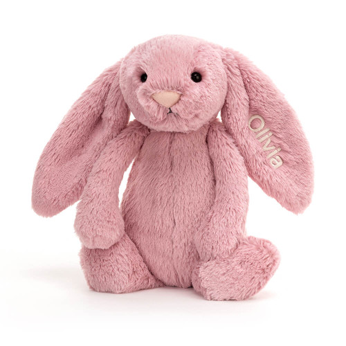 Personalised Bashful Tulip Bunny Medium, View 4