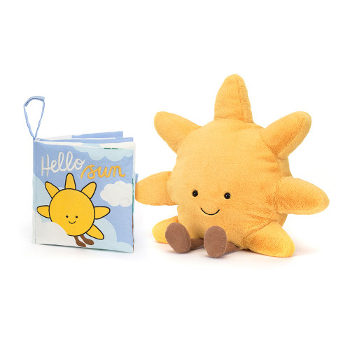 Hello Sun Fabric Book and Amuseables Sun - Official Jellycat