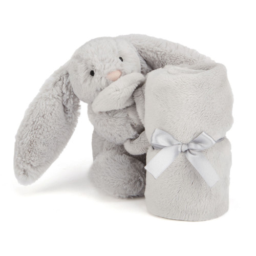 Bashful Silver Bunny Soother - Official Jellycat