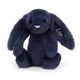 Personalized Bashful Navy Bunny Medium - Official Jellycat