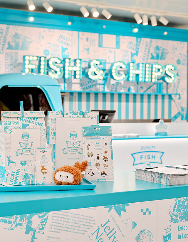Jellycat Fish & Chips, London