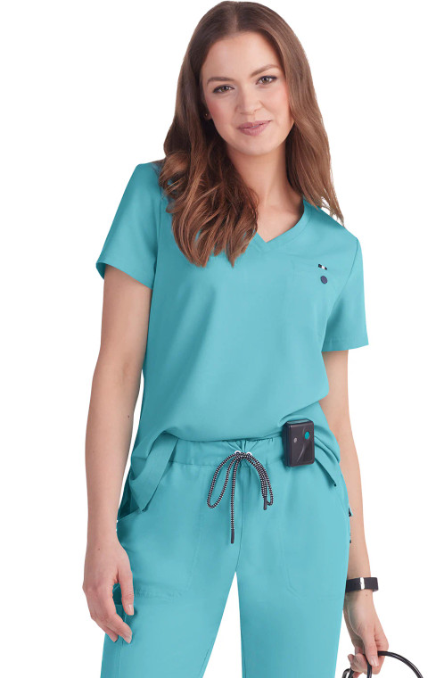 koi Next Gen Ready to Work Women's 1-Pocket Tuck-In Scrub Top