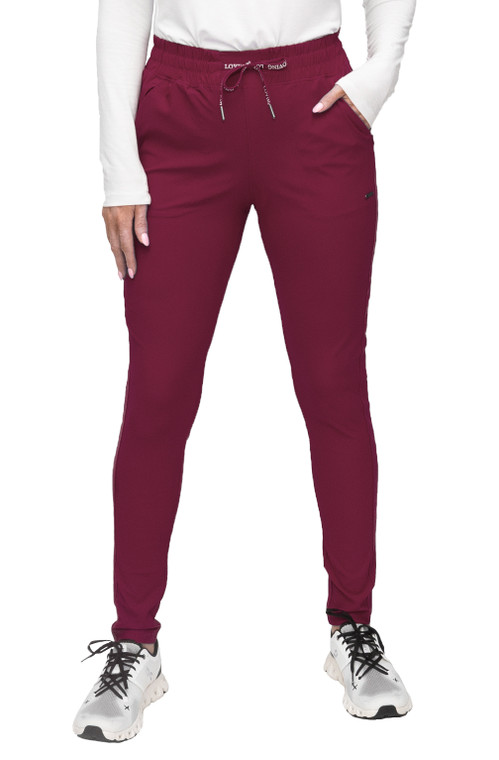 LUV STRUK Compassion Loving 747 Women’s Drawstring Slim Fit Tapered Leg Stretch Scrub Pant