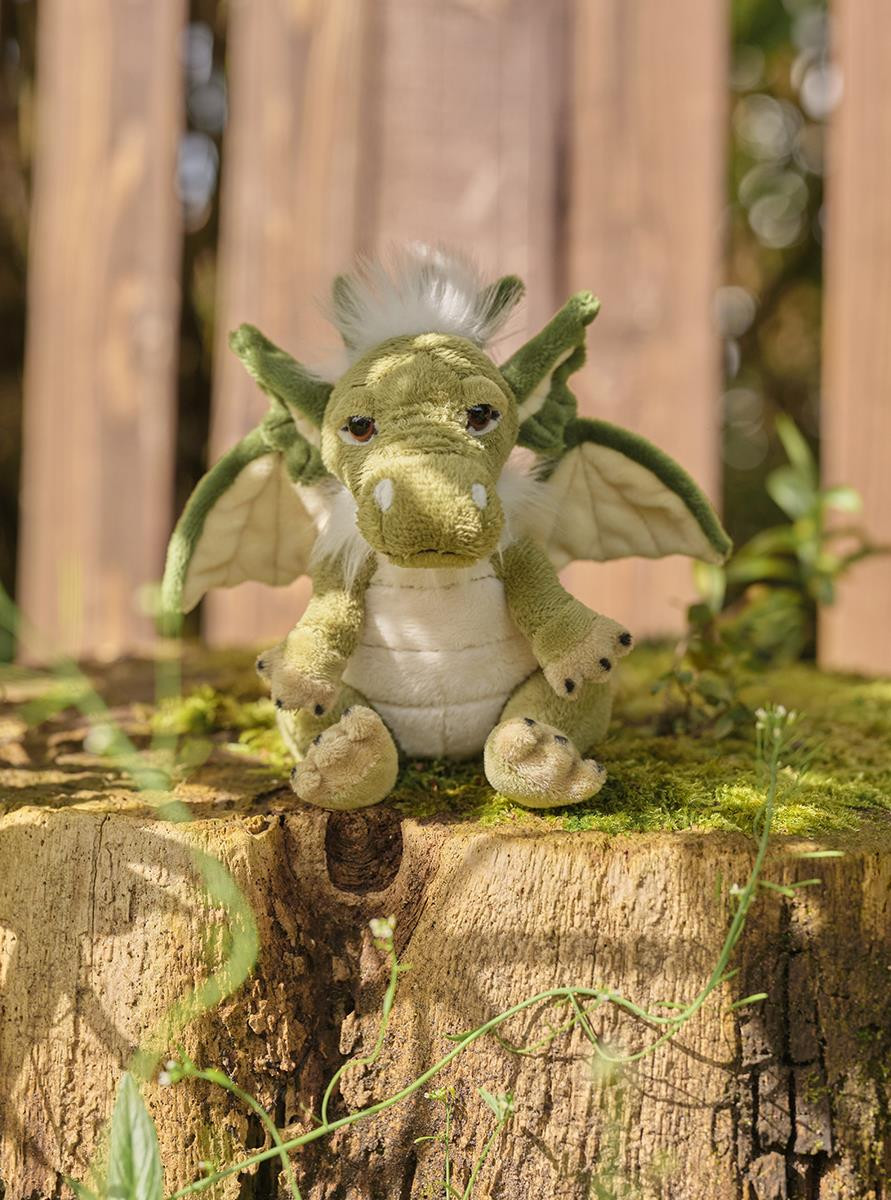 Green Dragon Teddy | Signals| Small Dragon Plushie Suitable From