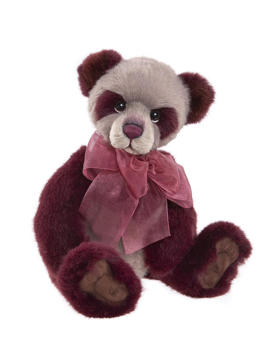 チャーリーベアーズ パープルパンダ Charlie Bears Panda Parma Violet