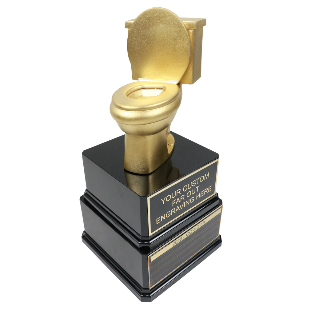 Giant Golden Toilet Trophy